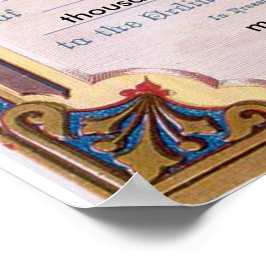 certificaat gehuwd poster (Hoek)