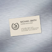 Certificaat | Openbaar Notaris Logo Magnetisch Visitekaartje (Voorbeeld)