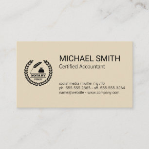 Certificaat   Openbare notaris Logo