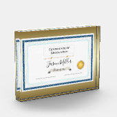 Certificaat van Afstuderen Fotoblokken (Links)