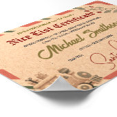 Certificaat van de goede lijst van Sinterklaas Poster (Hoek)