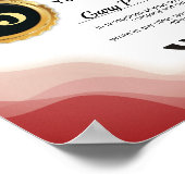 Certificaat van herkenning ter gelegenheid van het poster (Hoek)