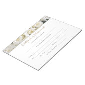 Certificaat van het Roos van de prestatie Notitieblok (Schuin)