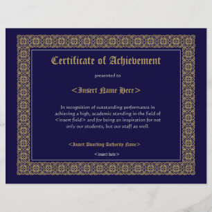 Certificaat van Prestatie