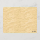 Certificaat van prestatie Sjabloon Briefkaart (Achterkant)