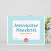 Certificaat van uitmuntendheid (Staand voorkant)