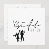 CERTIFICAAT VAN VERPLICHTING | Minimalistisch goud (Voorkant / Achterkant)