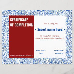 Certificaat van voltooiing