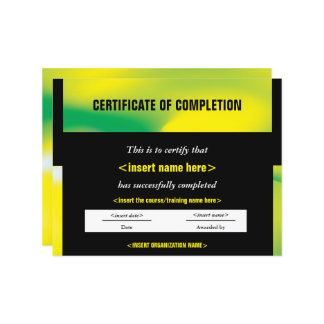 Certificaat van voltooiing