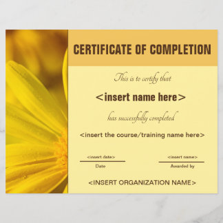 Certificaat van voltooiing