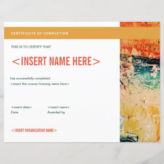 Certificaat van voltooiing