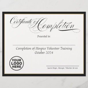 Certificaat van Voltooiing Award - Logo