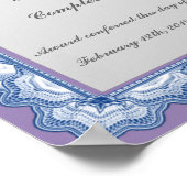 Certificaat van voltooiing (Christelijke instellin Poster (Hoek)