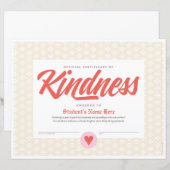 Certificaat van vriendelijkheid (Voorkant / Achterkant)