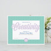 Certificaat van vriendelijkheid (Staand voorkant)