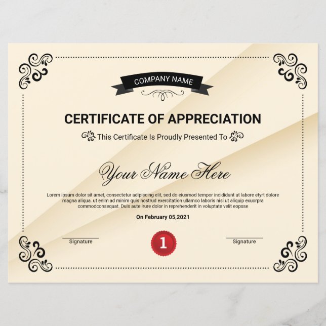 certificaat van waarmerking (Voorkant)