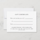 CERTIFICAAT VOOR ONDERNEMINGSUITKERING | GLITTER (Achterkant)