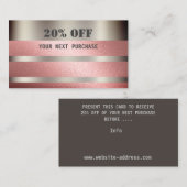 Certificat cadeau (Devant / Derrière)