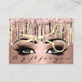 Certificat Cadeau 100 Pièces Rose Gold Drip Maquil (Devant)