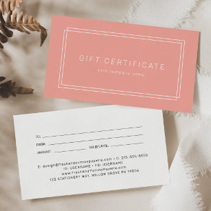Certificat-cadeau Affaires Pêche Rosé AVERY