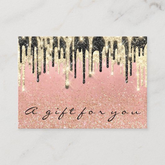 Certificat cadeau Beauté Boutique Cheveux Clous Or (Devant)