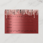 Certificat cadeau Beauté Boutique coiffeur Bourgog (Dos)