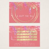 Certificat cadeau Beauté Maquillage Poche SPA (Devant & derrière)