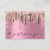 Certificat cadeau Beauté Studio coiffeur rose (Devant)