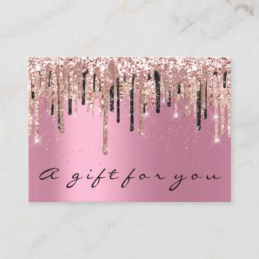 Certificat cadeau Beauté Studio coiffeur rose (Devant)