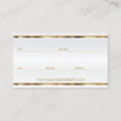 Certificat cadeau Blue Lipstick Business (Dos)