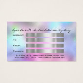 Certificat cadeau Blue Rose Lash Extension Maquill (Dos)