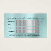 Certificat cadeau Blue water Gold Lashes Maquillag (Dos)