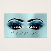 Certificat cadeau Blue water Gold Lashes Maquillag (Devant)