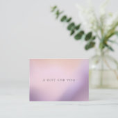 certificat cadeau blush métallique (Debout devant)