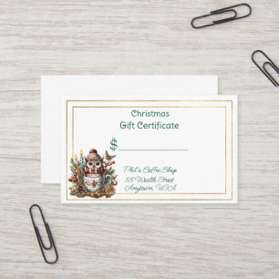 Certificat Cadeau Café Joyeux Noël