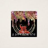 Certificat Cadeau Clou Poils de maquillage Noir (Devant)