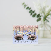 Certificat cadeau Coiffeur Blue Lash maquillage (Debout devant)