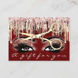 Certificat cadeau Coiffeur Rose Bourgogne