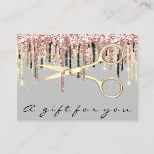 Certificat cadeau Coiffeur Rose Gold Maquillage gr