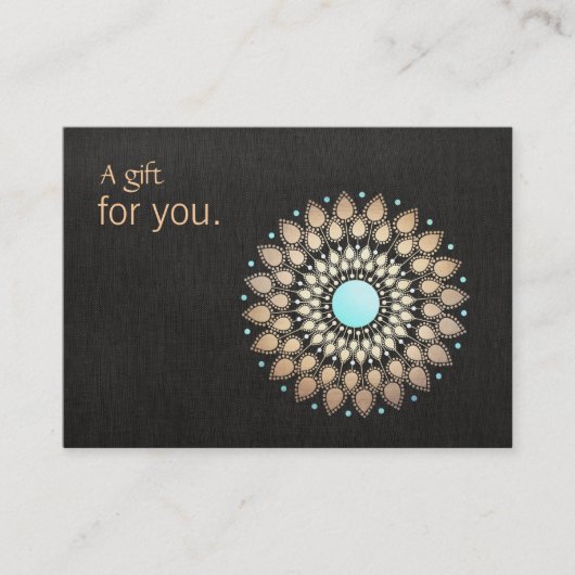 Certificat cadeau de beauté et de bien-être nature (Devant)