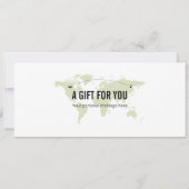 Certificat cadeau de carte d'embarquement surprise (Dos)