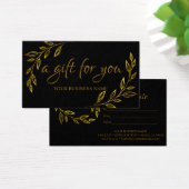 Certificat-cadeau de ferraille d'or Feuille (Bureau)