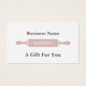 Certificat Cadeau de la Boulangerie Modern Rolling (Devant)
