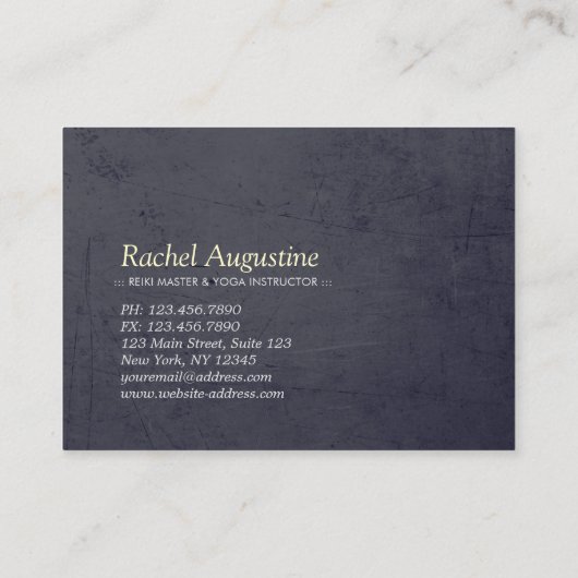 Certificat cadeau de l'instructeur de méditation Y (Dos)