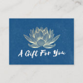 Certificat cadeau de l'instructeur YOGA Studio Gol (Devant)