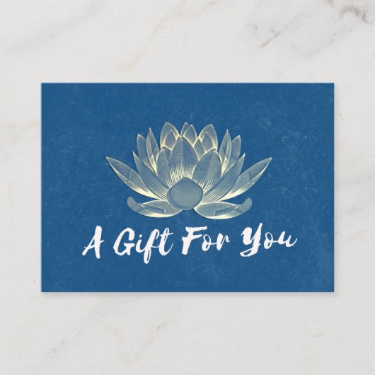 Certificat cadeau de l'instructeur YOGA Studio Gol (Devant)