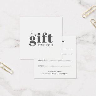 Certificat Cadeau de Maquilleur Propre