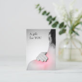 Certificat cadeau de massothérapeute moderne et él (Debout devant)