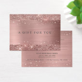 Certificat cadeau de Parties scintillant or Rose m (Bureau)