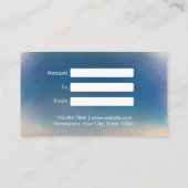 Certificat cadeau de poisson étoile bleu marine (Dos)